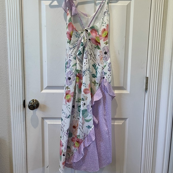 BLOGGERS FAVORITE Urban Outfitters Floral Ruffle Detail Flowy Dress - Picture 8 of 8